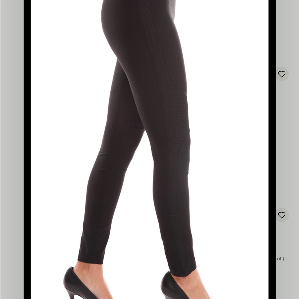 Helmut Lang Compress Mesh Inserted Pants/Leggings - image 1